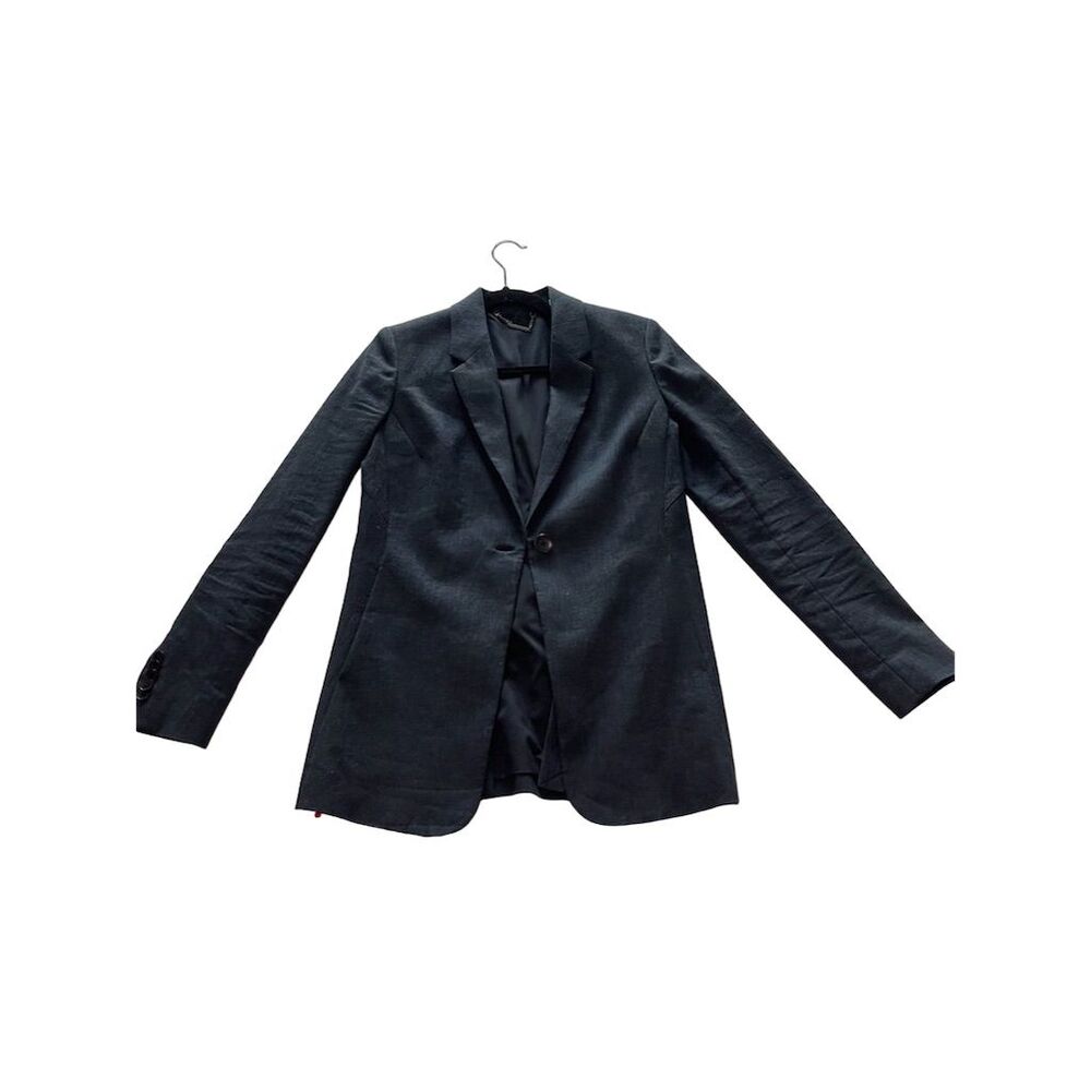 Elie Tahari Women's Black Blazer Size 4 Single-Breasted Formal Jacket